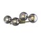 Homeroots 10.75 x 29.25 x 8.25 in. Lunette 4-Light Aged Brass Sconce 398790 - alternate 9